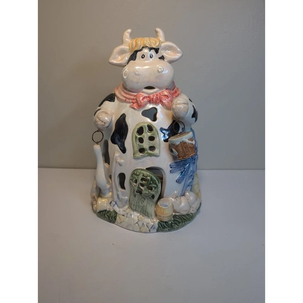 International Bazaar‎ Cow Candleholder